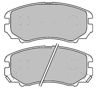 Гальмівні колодки, дискові (вир-во FERODO) FDB1733 - фото 1
