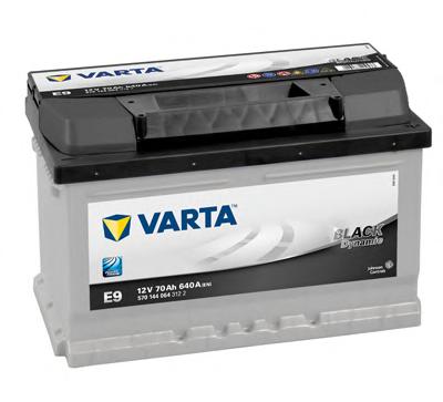 Аккумулятор   70Ah-12v VARTA BLD(E9) (278x175x175),R,EN640 !КАТ. -20% 570 144 064 - фото 
