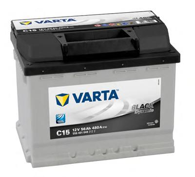 Аккумулятор   56Ah-12v VARTA BLD(C15) (242х175х190),L,EN480 - фото 