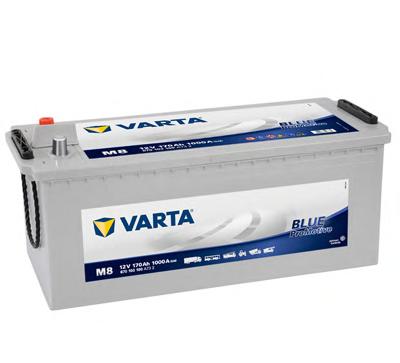 Аккумулятор  170Ah-12v VARTA PM Blue(M8) (513x223x223),L,EN1000 !КАТ. -15% - фото 