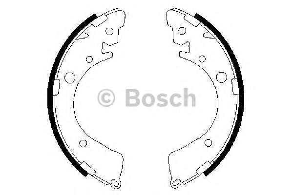 Гальмівні колодки (вир-во Bosch) BOSCH 0 986 487 323 - фото 