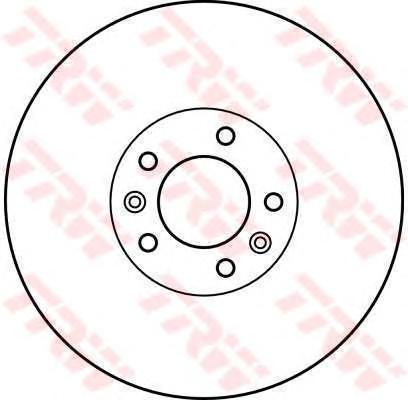 Гальмівний диск (ви-во TRW) - фото 