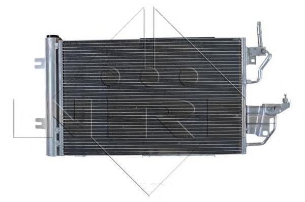 Конденсатор кондиционера OPEL Astra 04- (NRF) 35633 - фото 2