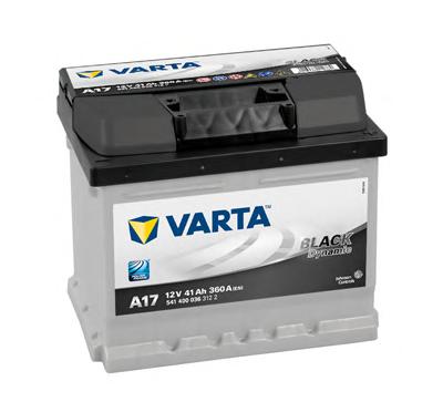 Акумулятор   41Ah-12v VARTA BLD(A17) (207x175x175),R,EN360 - фото 0