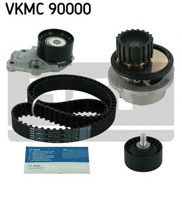 Комплект ГРМ (ремінь + ролик) (SKF) VKMA 90000 - фото 2