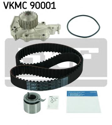 Комплект ГРМ, пас+ролик+помпа (вир-во SKF) VKMC 90001 - фото 