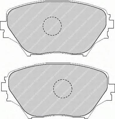 Гальмівні колодки, дискові (ви-во FERODO) FDB1514 - фото 1