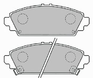 Гальмівні колодки, дискові (вир-во FERODO) FDB1601 - фото 1