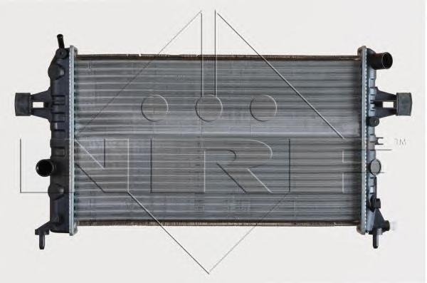 Радиатор охлаждения двигателя OPEL Astra 98- (NRF) 54668A - фото 1