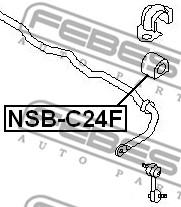 Втулка стабилизатору RENAULT (вир-во FEBEST) Febest NSB-C24F - фото 1