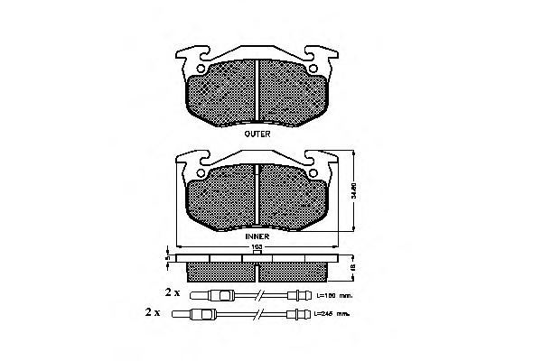 Комплект пильовиків гумових (ви-во SPIDAN) 20635 - фото 2