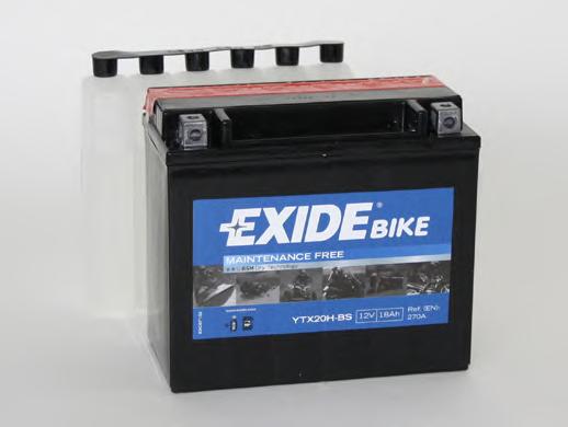 Акумулятор 18Ah-12v Exide AGM (ETX20H-BS) (175х87х155) L, EN270 !КАТ. -10% EXIDE ETX20H-BS - фото 