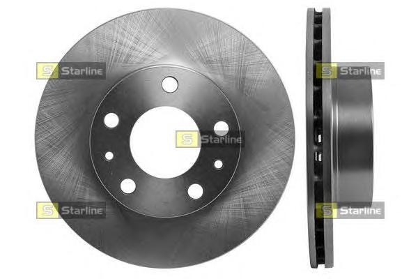 Диск тормозной передний (вентилируемый) (в упаковке два диска, цена указана за один) (Starline) PB2823 - фото 