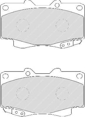 Гальмівні колодки, дискові (ви-во FERODO) FDB1852 - фото 1