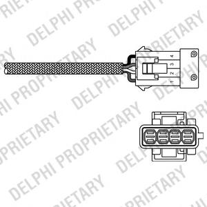 Лямбда-зонд (DELPHI) ES10797-12B1 - фото 