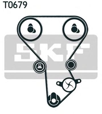 Паразитний, провідний ролик, зубчастий ремінь (ви-во SKF) VKM 84601 - фото 3
