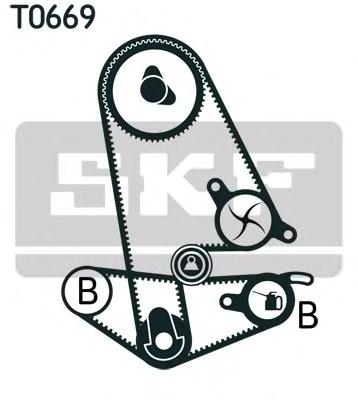 Ролик модуля натягувача ременя (Ви-во SKF) VKM 73600 - фото 4