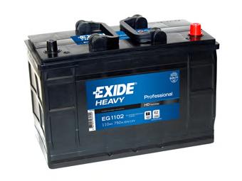 Аккумулятор  110Ah-12v Exide Start PRO (345х175х240),R,EN750 - фото 