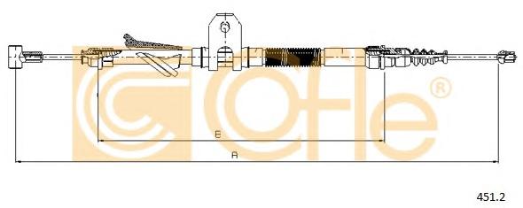 Трос стояночного тормоза (COFLE) - фото 