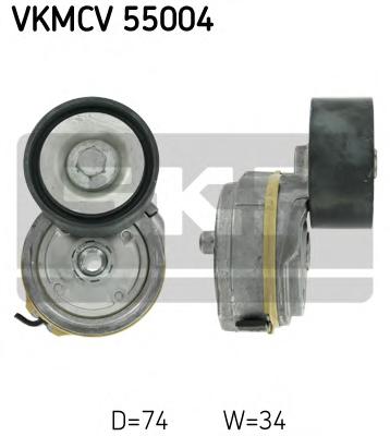 Ролик натяжний (SKF) VKMCV 55004 - фото 