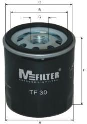 Фильтр масляный (MFILTER) TF30 - фото 