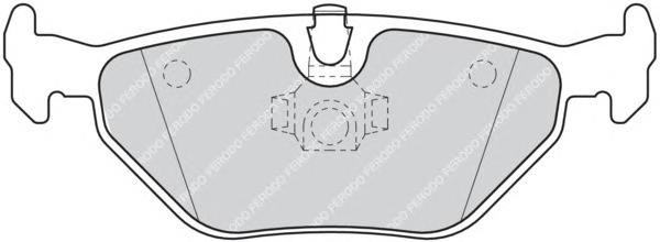 Колодки тормозные задние (FERODO) FDB1301 - фото 
