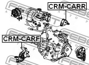 ПОДУШКА ДВИГАТЕЛЯ ЗАДНЯЯ CHRYSLER VOYAGER (FEBEST) Febest CRM-CARR - фото 1