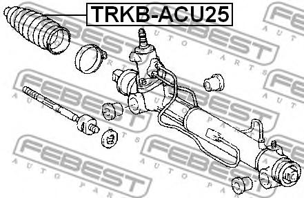 Пыльник рулевой рейки LEXUS RX, NISSAN JUKE 03- (FEBEST) Febest TRKB-ACU25 - фото 1