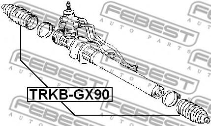 Пильовик рульової рейки Febest TRKB-GX90 - фото 1