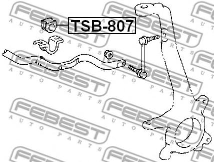 Втулка стабілізатора переднього (Вир-во FEBEST) Febest TSB-807 - фото 1