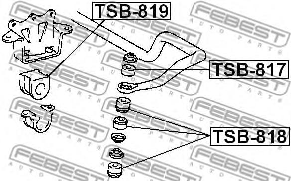 Детали подвески (FEBEST) Febest TSB-817 - фото 1