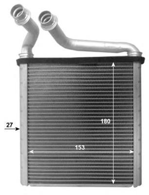 Радиатор отопителя Volkswagen; SKODA (NRF) - фото 