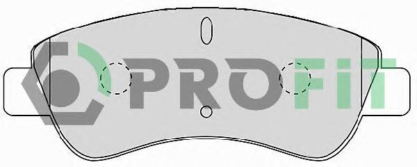 Колодки гальмівні дискові (вир-во PROFIT ) Profit 5000-1399 - фото 