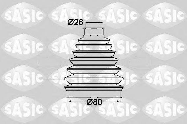 Комплект пильовиків гумових (SASIC) 1904013 - фото 
