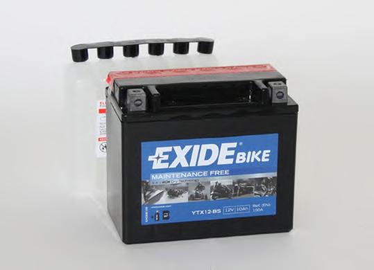 Аккумулятор   10Ah-12v Exide AGM (ETX12-BS) (150х87х130) L, EN150 !КАТ. -10% - фото 