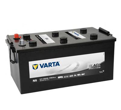 Аккумулятор  220Ah-12v VARTA PM Black(N5) (518х276х242),L,EN1150 !КАТ. -20% - фото 