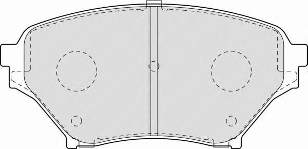 Гальмівні колодки, дискові (FERODO) - фото 