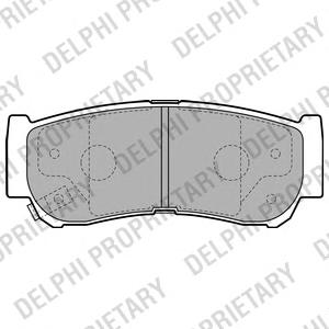 Колодки тормозные (DELPHI) LP2049 - фото 