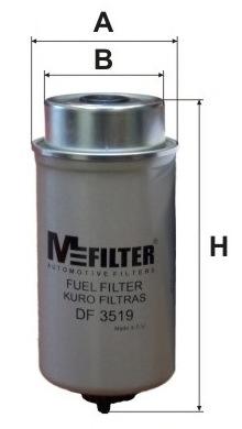 Фільтр палива (ви-во MFILTER) DF 3519 - фото 