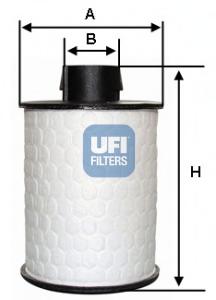Паливний фільтр UFI Filters 60.H2O.00 - фото 