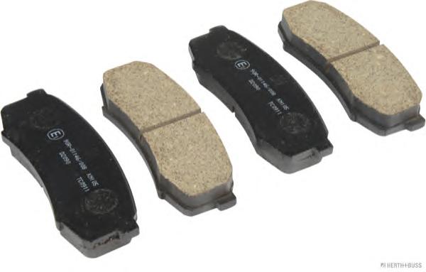 Колодки тормозные дисковые задние TOYOTA (Jakoparts) HERTH+BUSS JAKOPARTS J3612010 - фото 