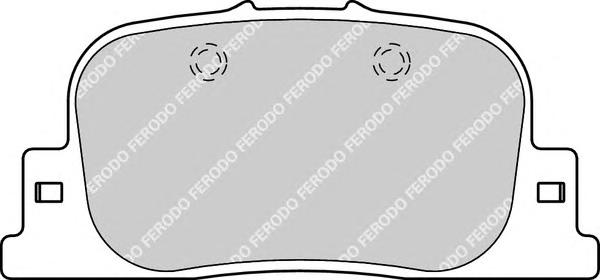 Гальмівні колодки, дискові (FERODO) FDB1686 - фото 