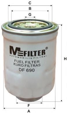 Фільтр палива (ви-во MFILTER) - фото 