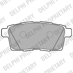 Гальмівні колодки, дискові (вир-во DELPHI) LP2052 - фото 