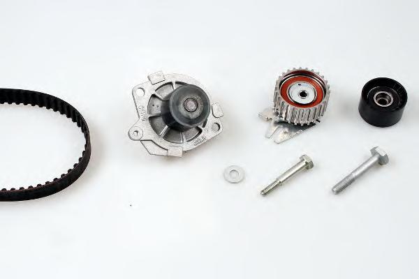 Комплект ГРМ + помпа Fiat Doblo 1.9D/JTD 01- (190x24) (вир-во HEPU) - фото 
