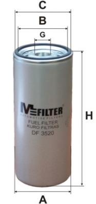 Фільтр палива (MFILTER) DF3520 - фото 