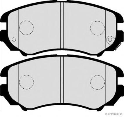 Колодки гальмівні дискові передні HYUNDAI TUCSON/KIA SPORTAGE (вир-во Jakoparts) HERTH+BUSS JAKOPARTS J3600541 - фото 1