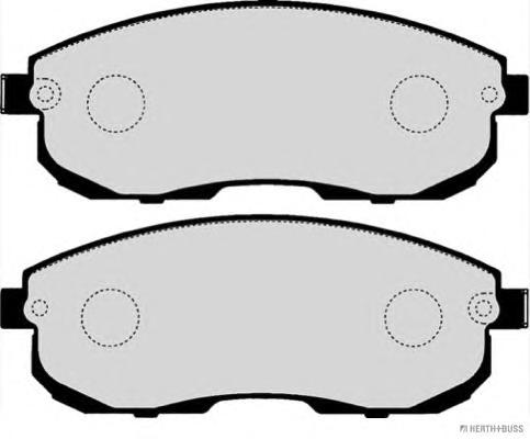 Колодки тормозные дисковые передние NISSAN (Jakoparts) - фото 