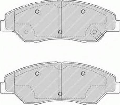 Гальмівні колодки, дискові (ви-во FERODO) FDB1536 - фото 1