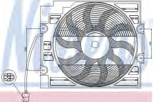 Вентилятор радіатора (NISSENS) 85629 - фото 